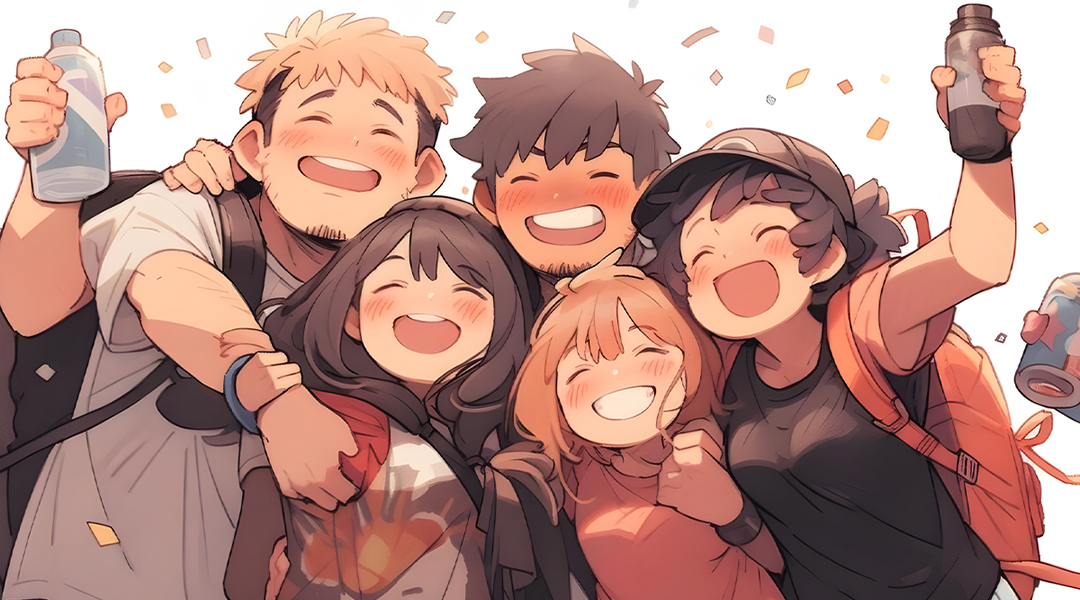 Amigos otakus online conversando por gustos anime y fandoms compartidos